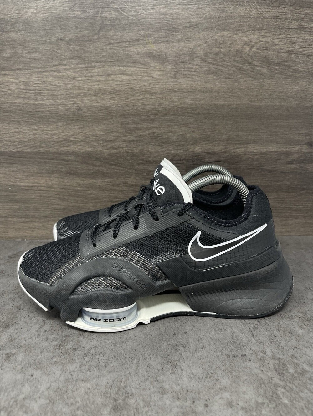 Nike Air Zoom SuperRep 3 Black Womens Size 7.5 HIIT Training Shoes DA9492-010